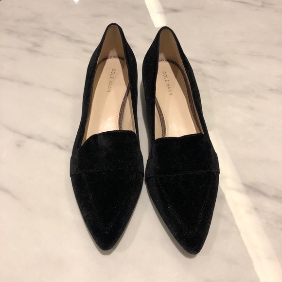 cole haan velvet loafers
